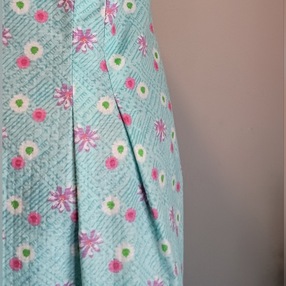 Tru Vintage 50s Lightweight Dress Sz L - Picture 4 of 7